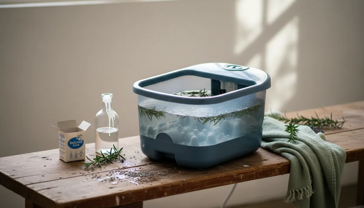Bain de pieds contre les odeurs et la transpiration